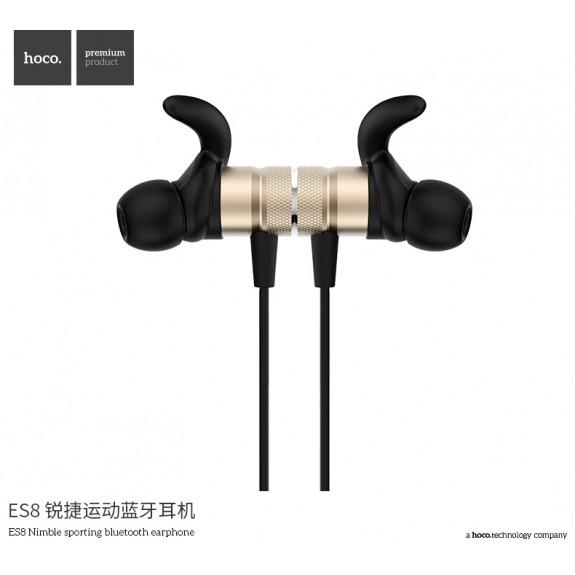 HOCO sportovní bezdrátová Bluetooth sluchátka pro Apple iPhone - zlatá