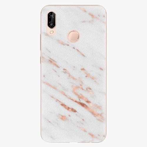 Plastový kryt iSaprio - Rose Gold Marble - Huawei P20 Lite