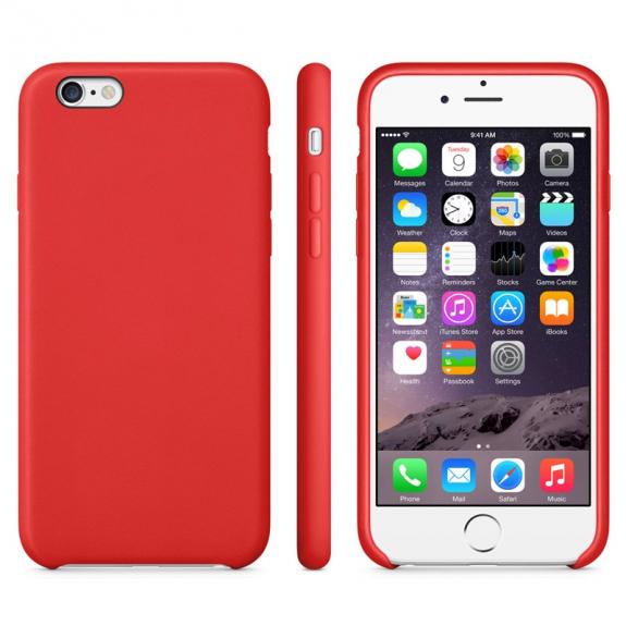 Protiskluzový matný obal pro Apple iPhone 6 / 6S - červený