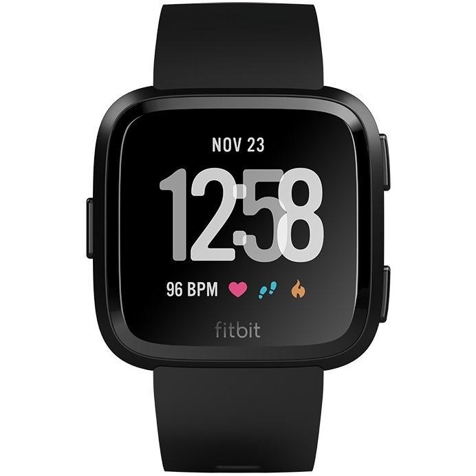 Fitbit Versa (NFC) – Black / Black Aluminum (FB505GMBK-EU)