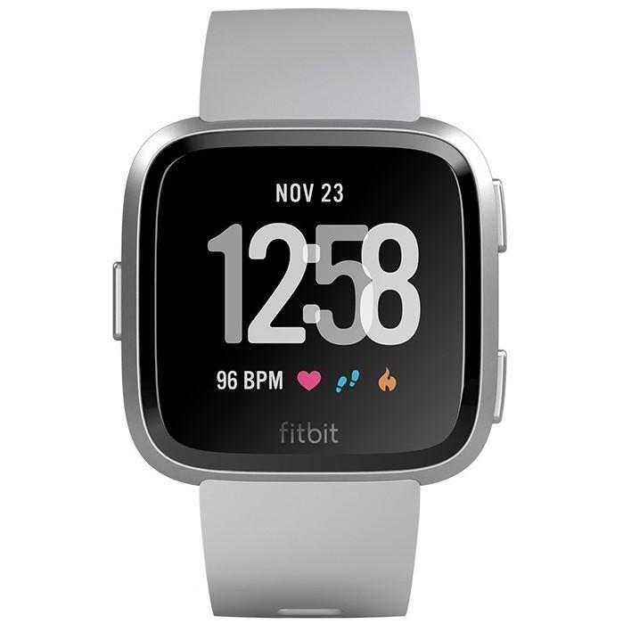 Fitbit Versa (NFC) – Gray / Silver Aluminum (FB505SRGY-EU)