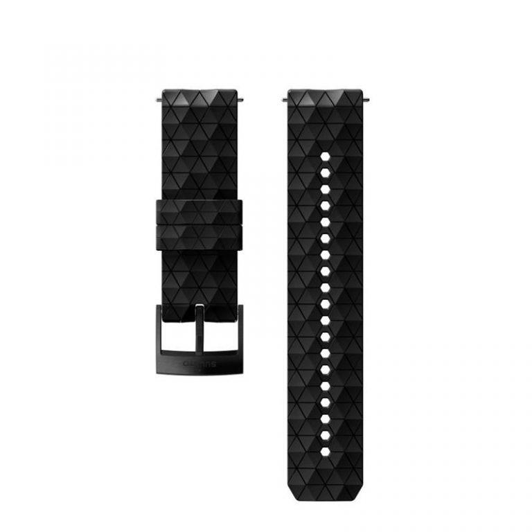 Suunto silikonový velikost M – black/black (SS050158000)