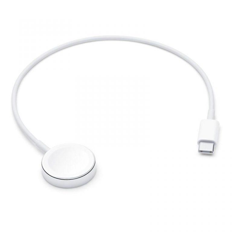 Apple magnetický pro Apple Watch, USB-C, 0,3m bílý (MU9K2ZM/A)