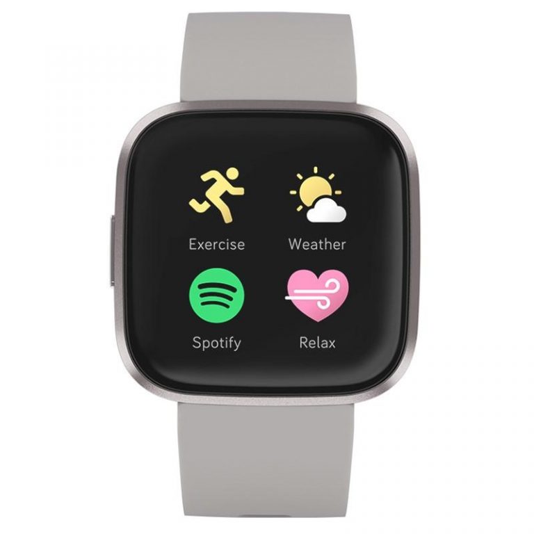 Fitbit Versa 2 (NFC) – Stone/Mist Grey (FB507GYSR)